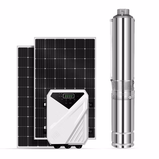 3dpc3.8-155-110-1300 DC Battery AC Electric Borehole Deep Well Solar Pump for Drinking Water